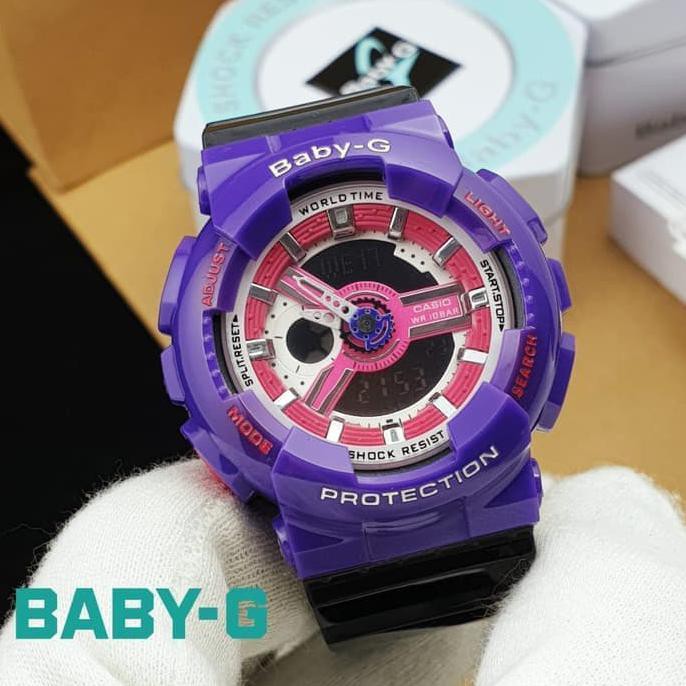 KUALITAS TERBAIK JAM TANGAN WANITA / ARLOJI WANITA CASIO BABY-G ORIGINAL TYPE BA110 TERLARIS