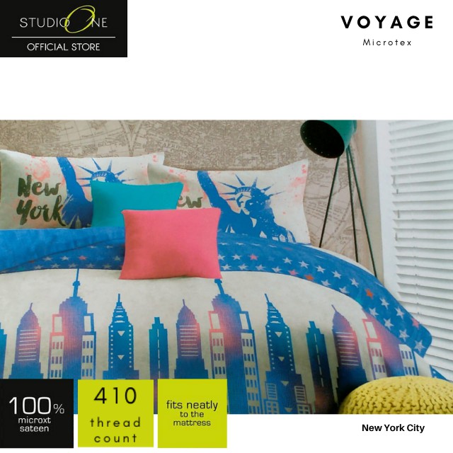 Set Sprei STUDIO ONE VOYAGE MicroXT Design New York City