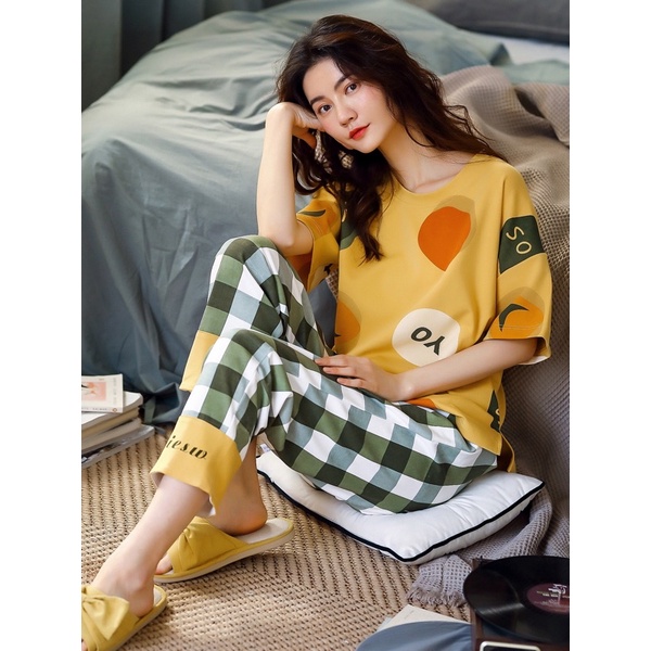 KZ_Stelan piyama premium CP / set baju tidur wanita import cp / piyama cp wanita import murah