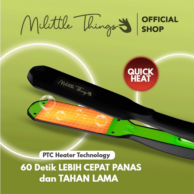 ❤ jselectiv ❤ MILITTLE THINGS MLT 102 Hair Straightener Smooth - Catokan Pelurus Rambut