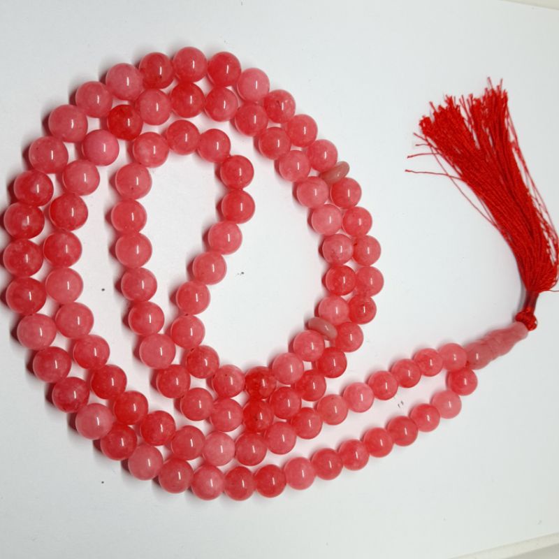 TASBIH BATU PINK ROSE QUATRZ 10MM 99BUTIR SPESIAL