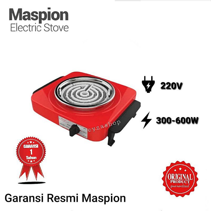 KOMPOR LISTRIK MASPION LOW WATT 300-600