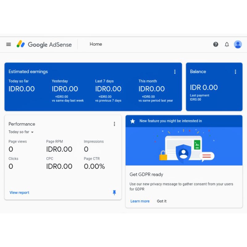 Akun Adsense Fresh Siap Pakai Bisa Addsite