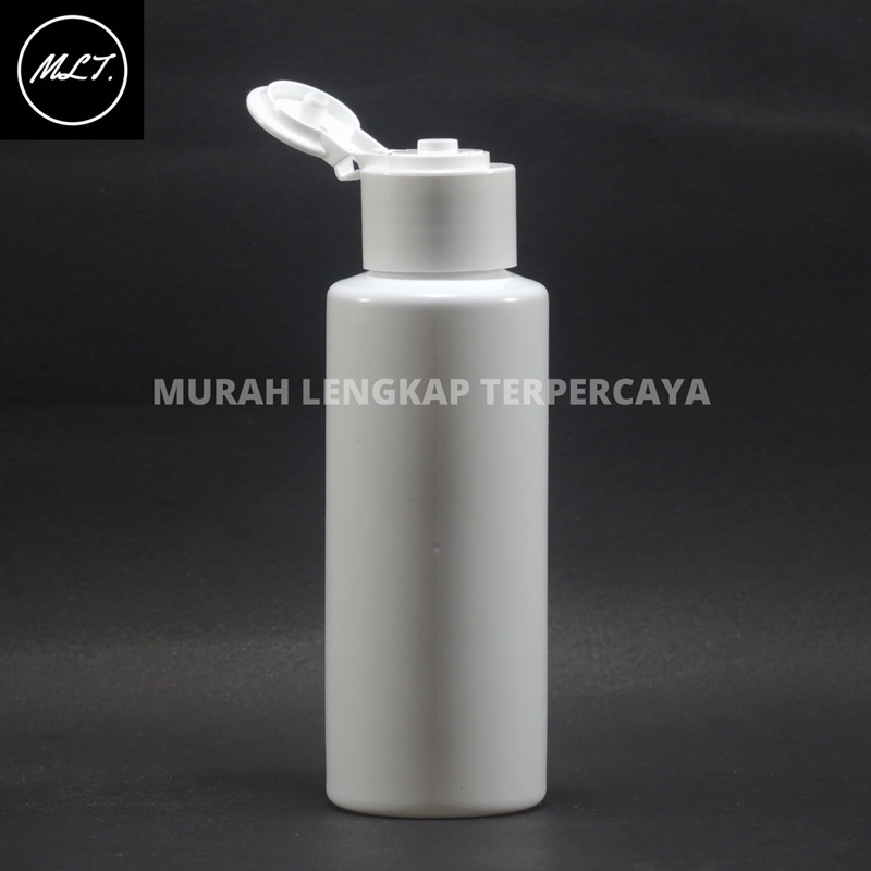 BOTOL FLIPTOP 100ML PUTIH RF FLIPTOP JAMUR BOTOL PET 100 ML FLIPTOP