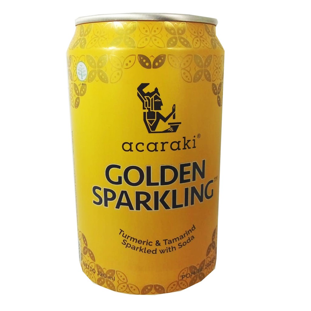

ACARAKI GOLDEN SPARKLING KUNYIT ASAM SPARKLED WITH SODA 320ML