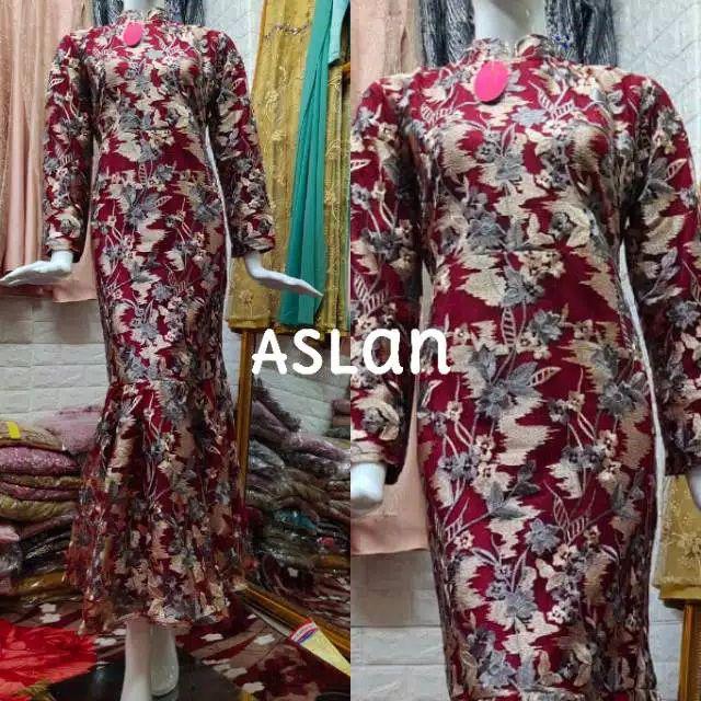  Gamis  duyung bahan tile bordier gamis  Termurah Shopee  