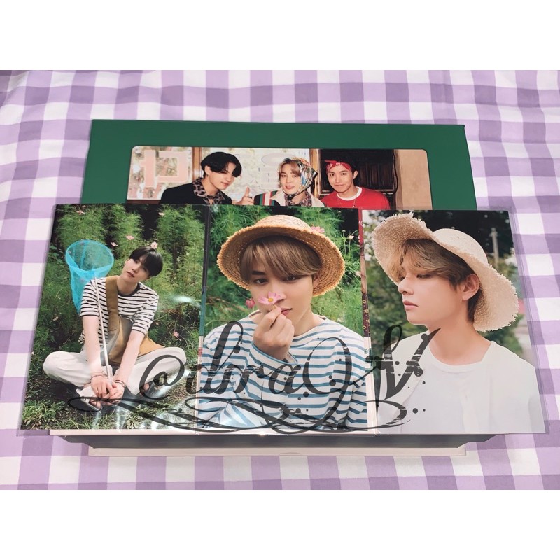 BTS 4x6 PHOTO SEASON’S GREETINGS 2021 SUGA JIMIN TAEHYUNG V SG21