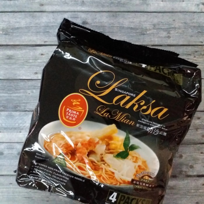 

MURAH Prima Taste La Mian Laksa Singapore Instant Premium Noodles