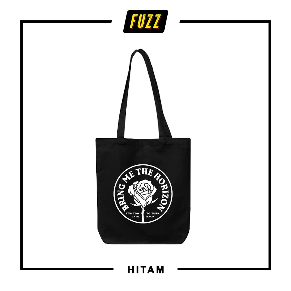 Totebag Tas Jinjing Band Bring Me The Horizon Pria Dan Wanita Tote Bag BMTH Sekolah Kerja Kampus