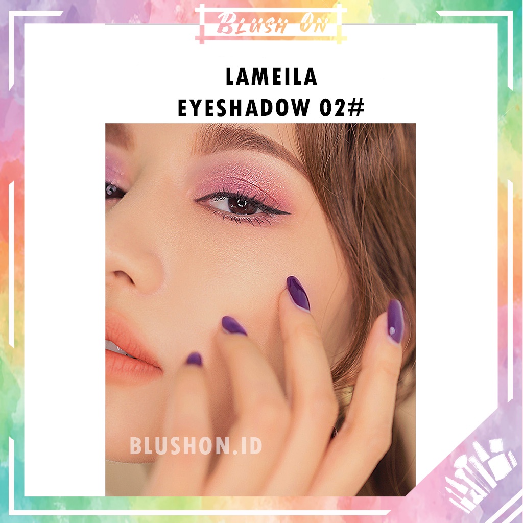 LAMAILA Eyeshadow Pallete 9 Warna Matte and Glitter 3600