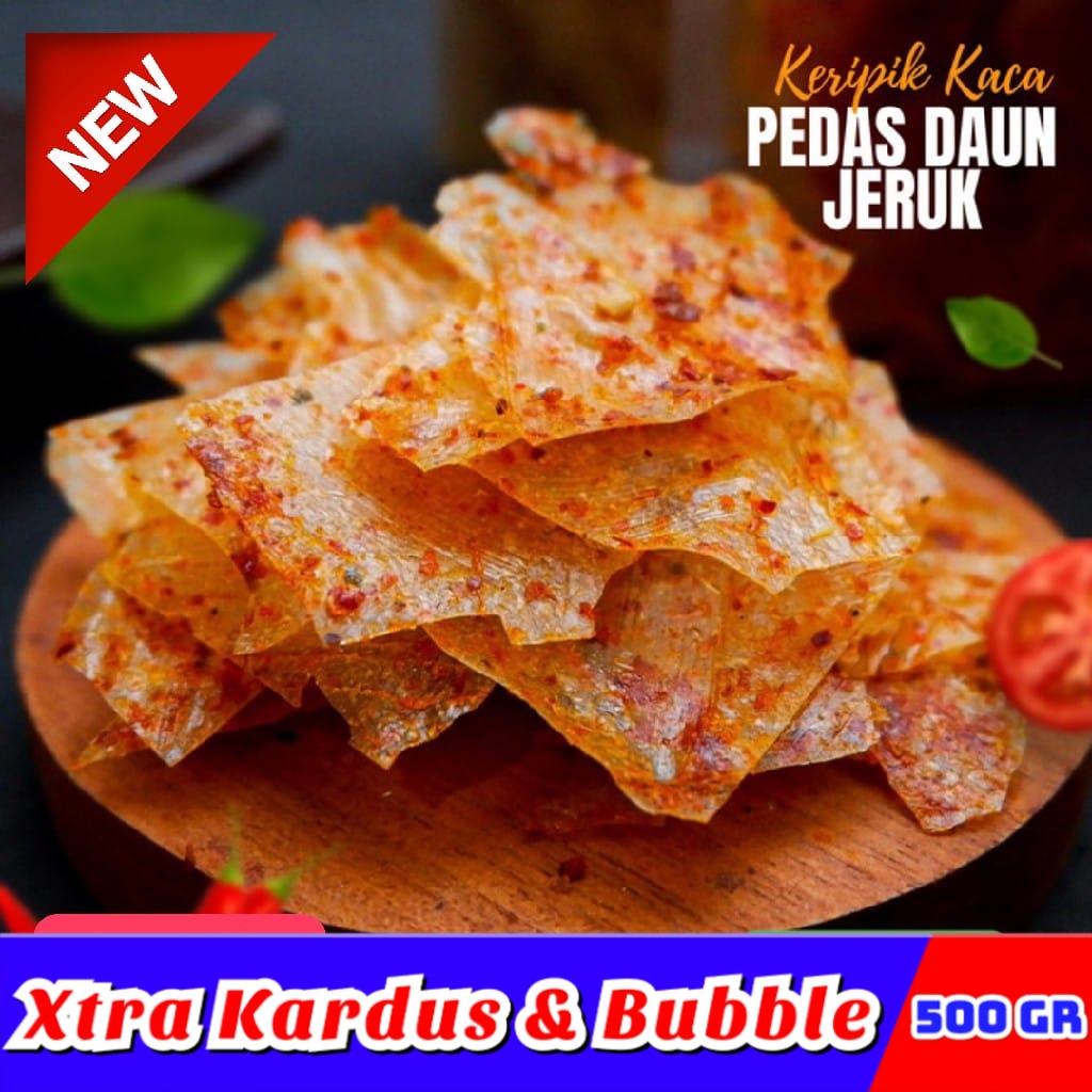 

[500gr] Keripik Kaca Super Pedas / Keripik Kaca Kecimpring Khas Daerah - Jajanan Ngariung jajanan jadul snack kiloan makanan ringan