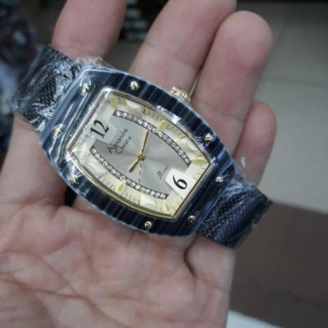 Alexandre Christie 2778 Black Gladiasi Jam Wanita Original