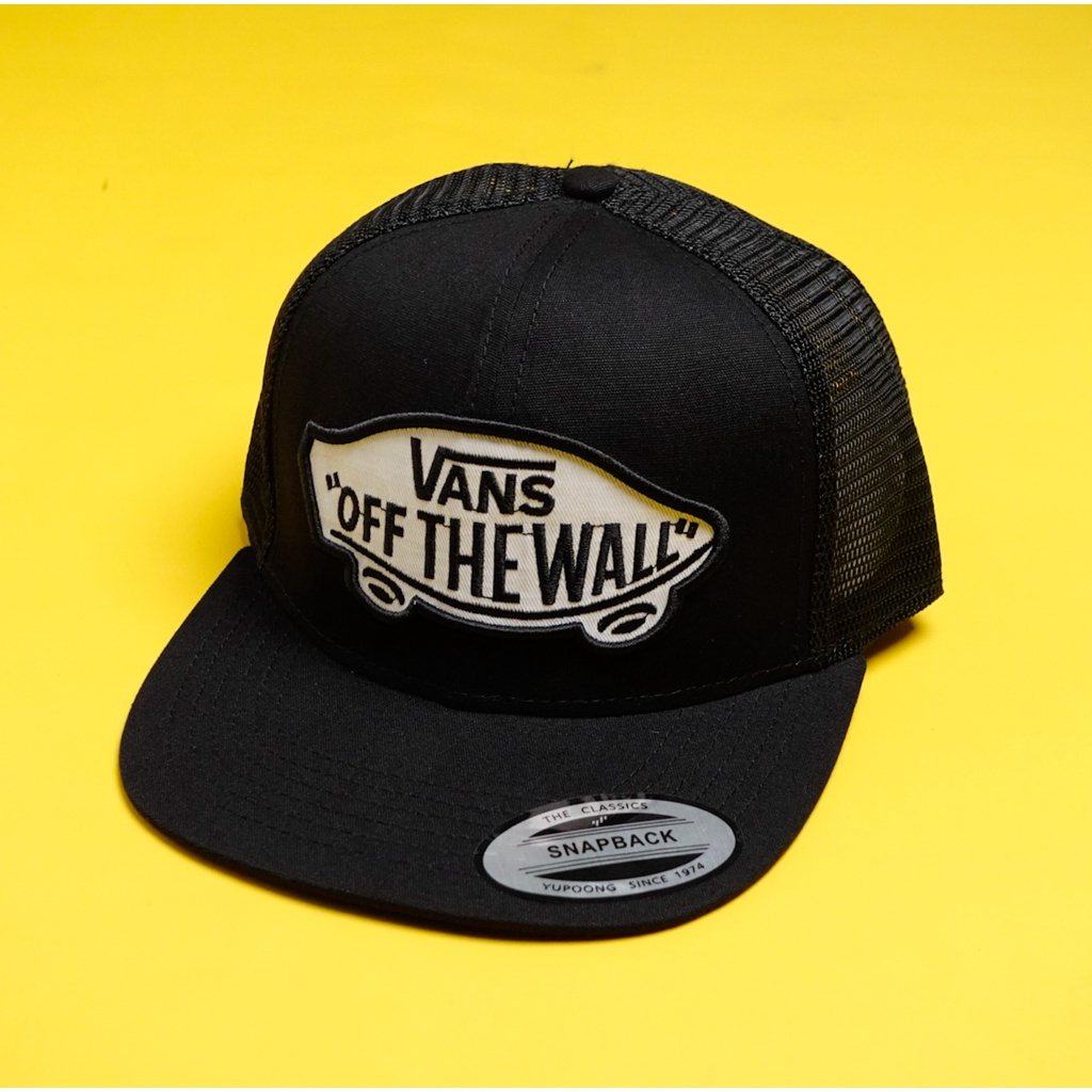 Topi Snapback Jaring Vans Mirror Original | Snapback Vans Jaring Impor