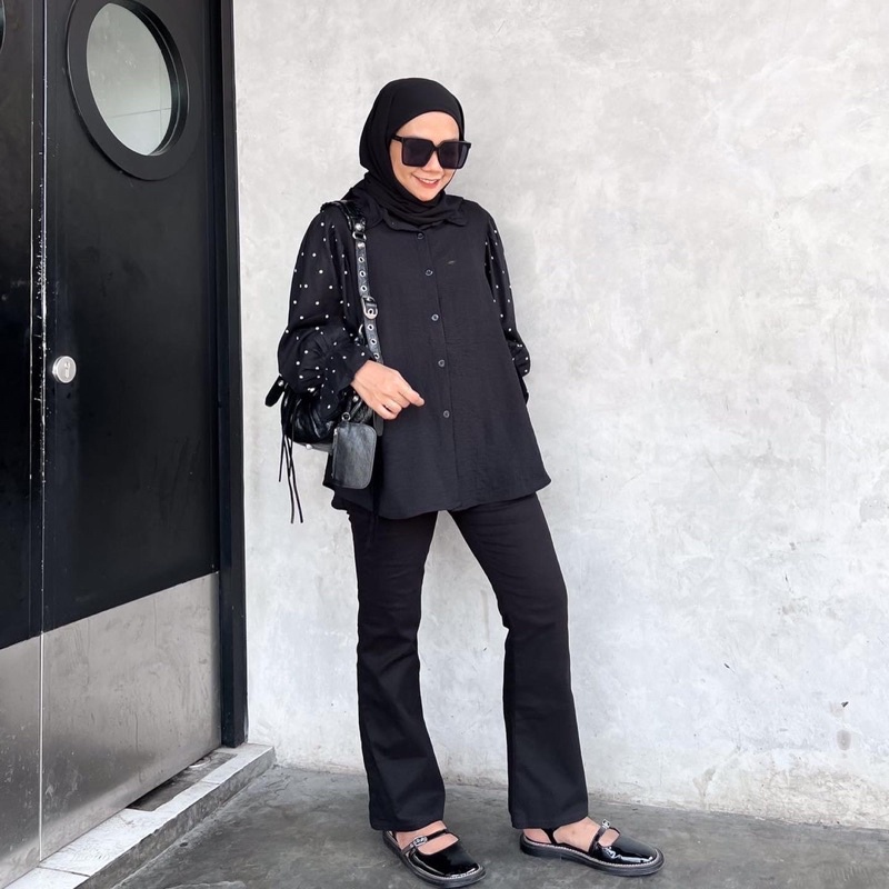 LOCANA LABEL/MINKY BLOUSE ORI LOCANA LABEL