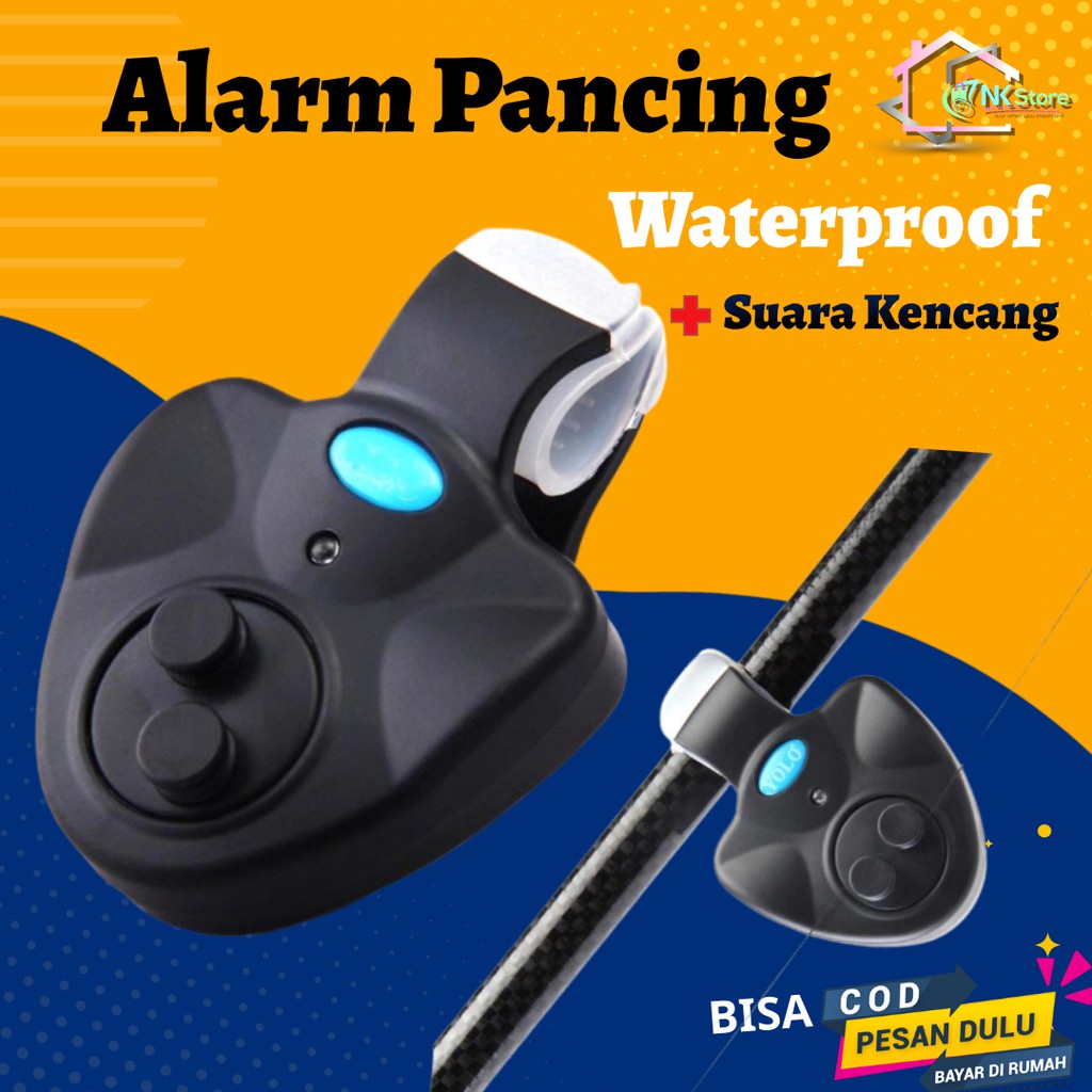 Alarm Pancing Ikan alarm Fishing Joran Pancing dengan Indikator LED WATERPROOF