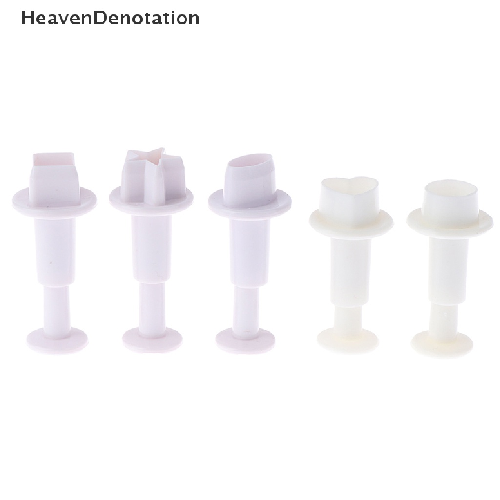 [HeavenDenotation] Xmas Fondant Cake Cutter Plunger Cookie Mold Sugarcraft Flower Decorating Mould