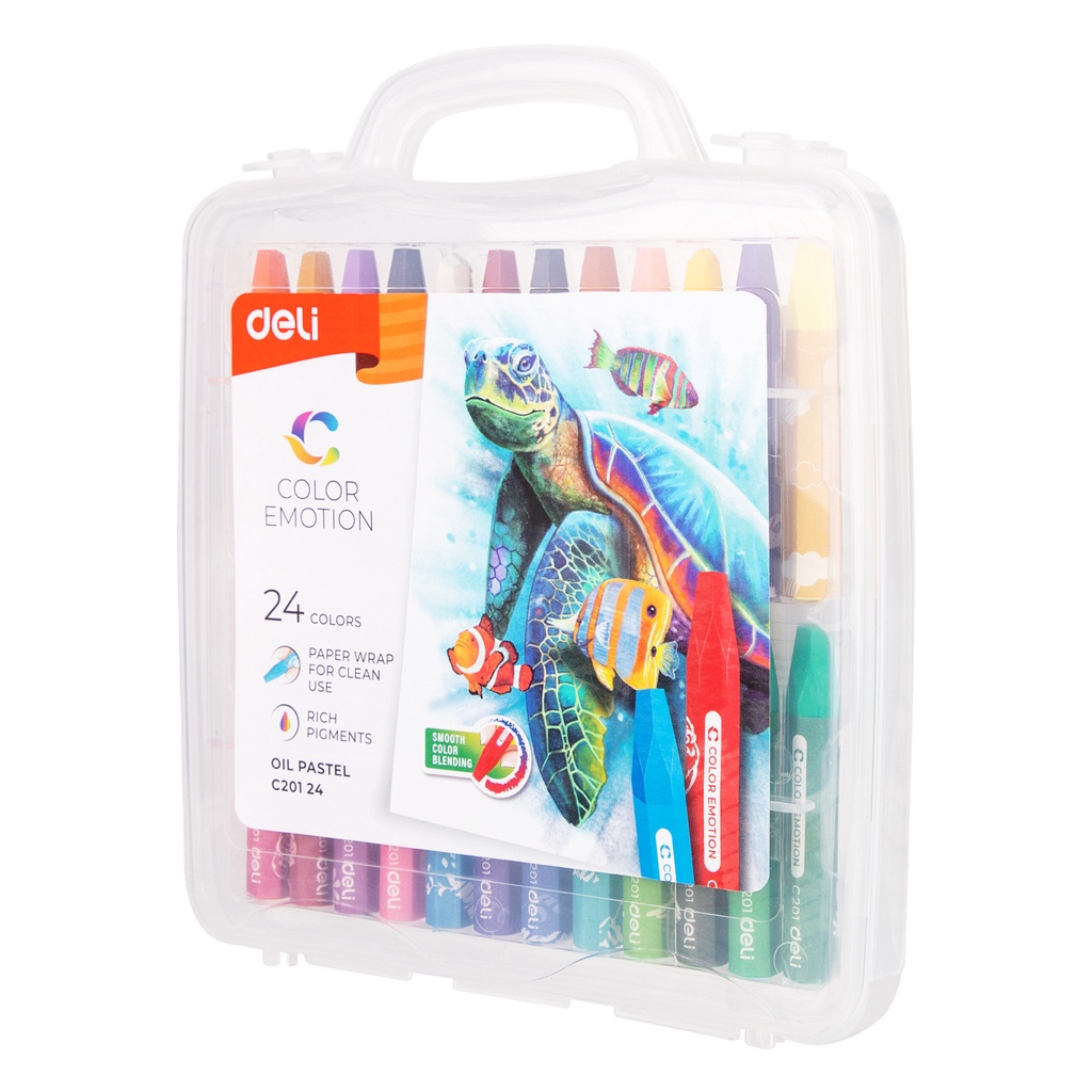 

Crayon DELI Color Emotion 24 Warna - EC20124 DEli