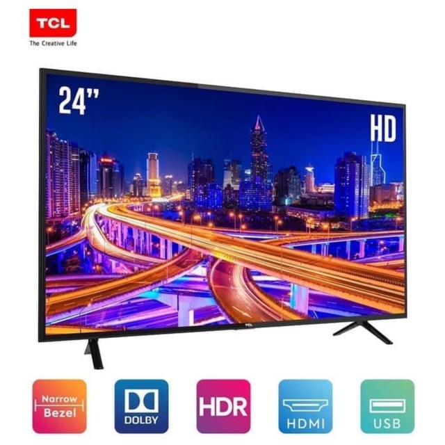 Led tv TCL 24 inch USB Movie HDMI