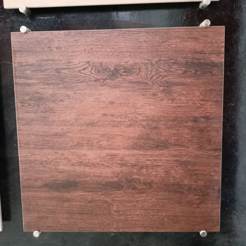 granit lantai 60x60 motiv serat kayu WALNUT