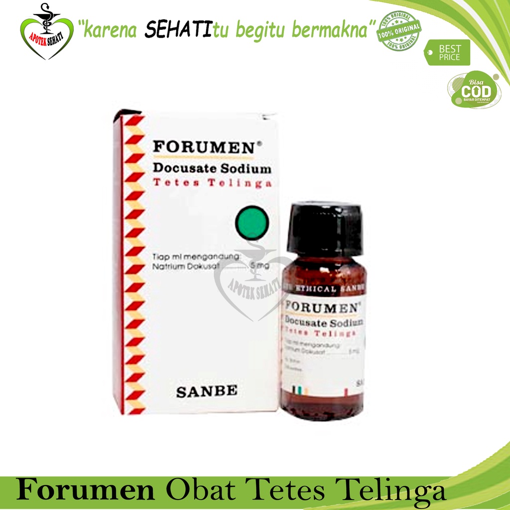 FORUMEN EAR DROP 10ML TETES PELUNAK KOTORAN TELINGA