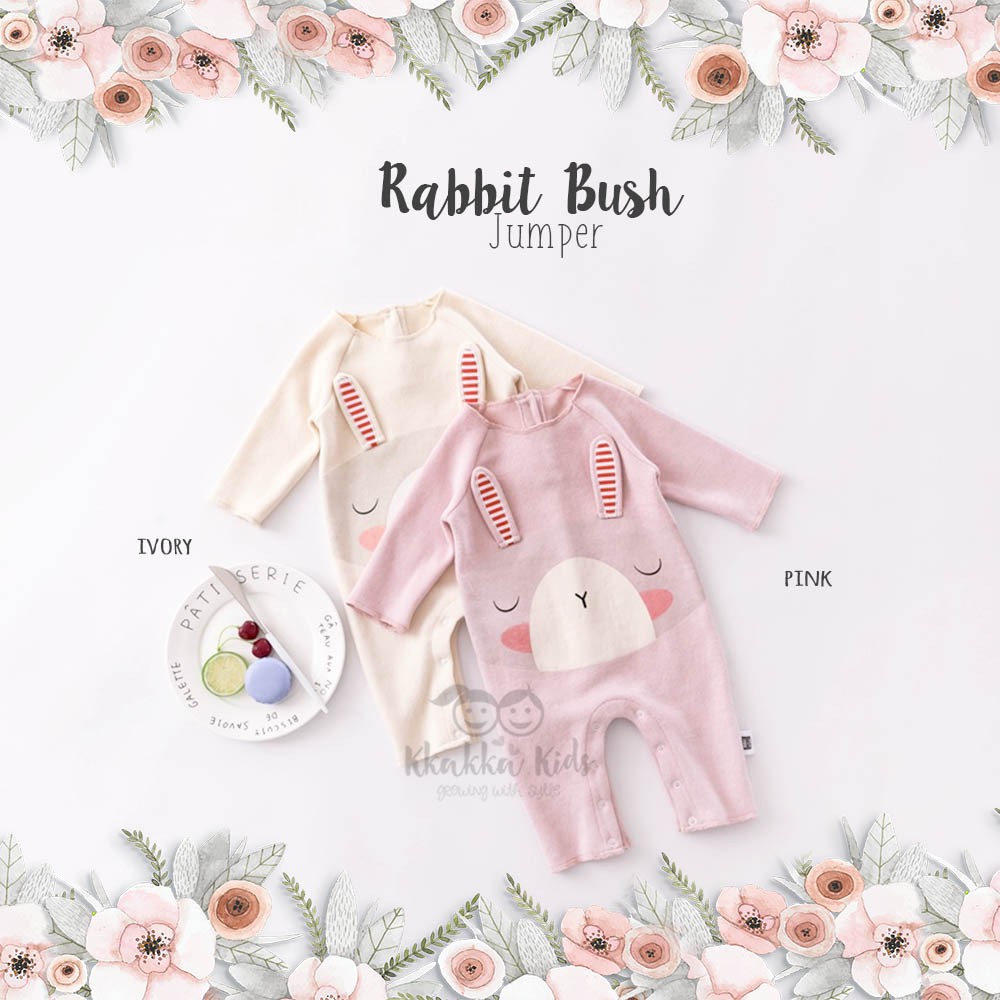 Rabbit Bush Jumper / Jumper Bayi / Baju Bayi Lucu BAJU KOSTUM KELINCI BABY ROMPER