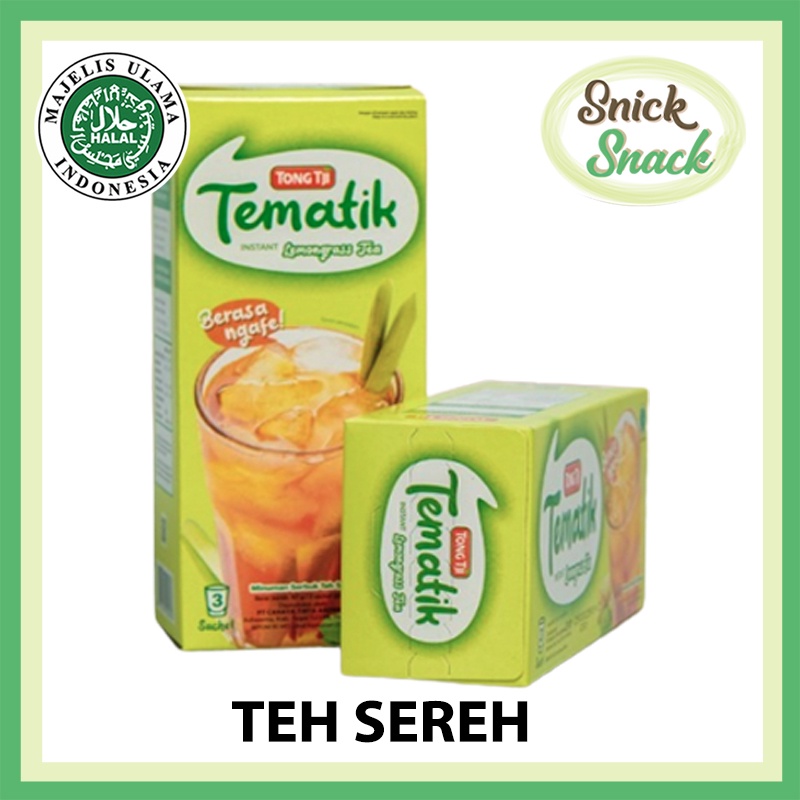 

Tong Tji Tematik Teh Sereh Serai Box 3s Instant Lemongrass Tea