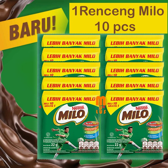 

Milo activ-go Sachet - Nestle Milo Rencengan [11pcs]