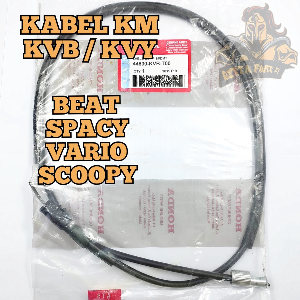 KABEL KM HONDA KVB / KVY KUALITAS ASLI ORIGINAL HONDA AHM PRESISI TIDAK SELIP TIDAK MUDAH PUTUS AWET DAN DIJAMIN MANTAP KABEL KILOMETER SCOOPY  BEAT VARIO SPACY DLL