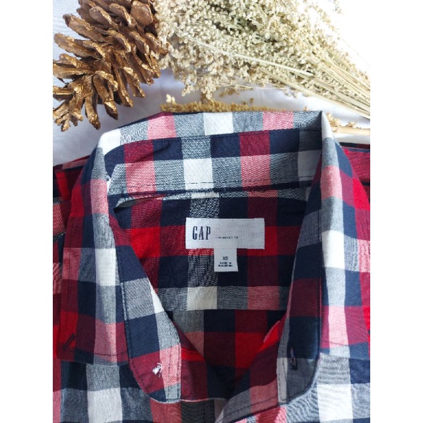 G*P COTTON PLAID SHIRT