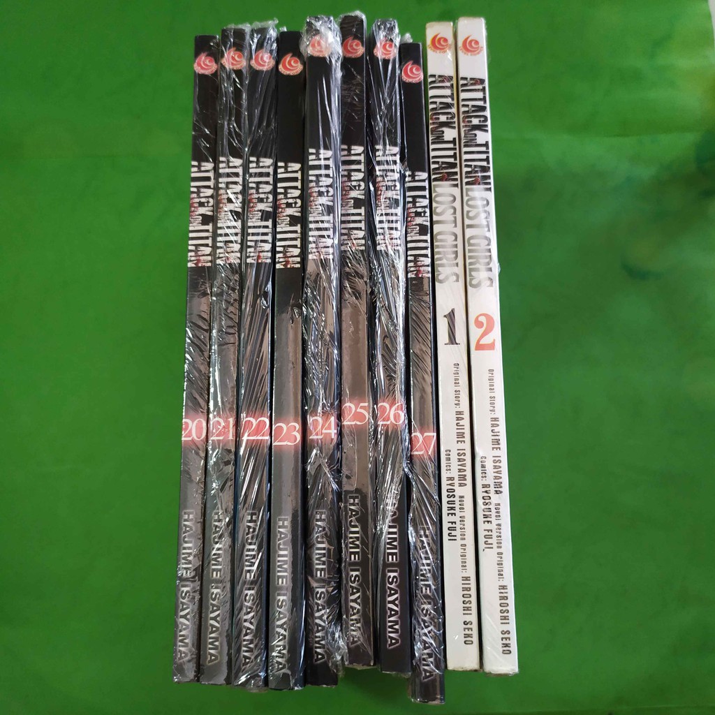 Komik Attack on titan vol 20-27 | Bekas 1x baca