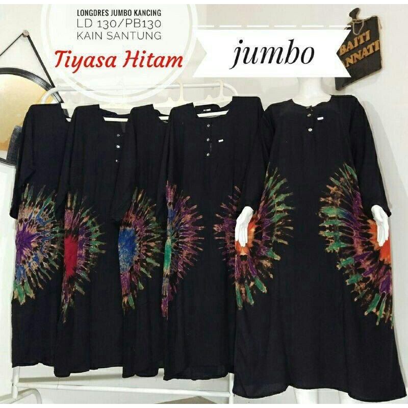 BAJU DASTER MURAH BATIK JUMBO LD 130 LENGAN PANJANG UNTK IBU HAMIL / MENYUSUI / BUSUI XXXL TINASA