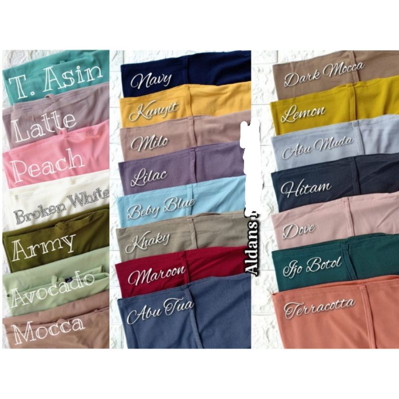 [Original Aldhans] ZIYA••Hijab bergo••instan Jersey Airis