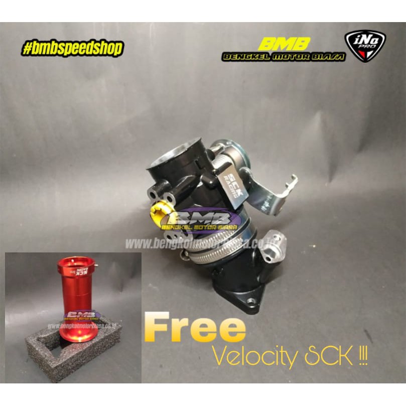 THROTTLE BODY TB SONIC GTR RS150 34 36 MM SCK RACING + VELOCITY 30 32 40MM