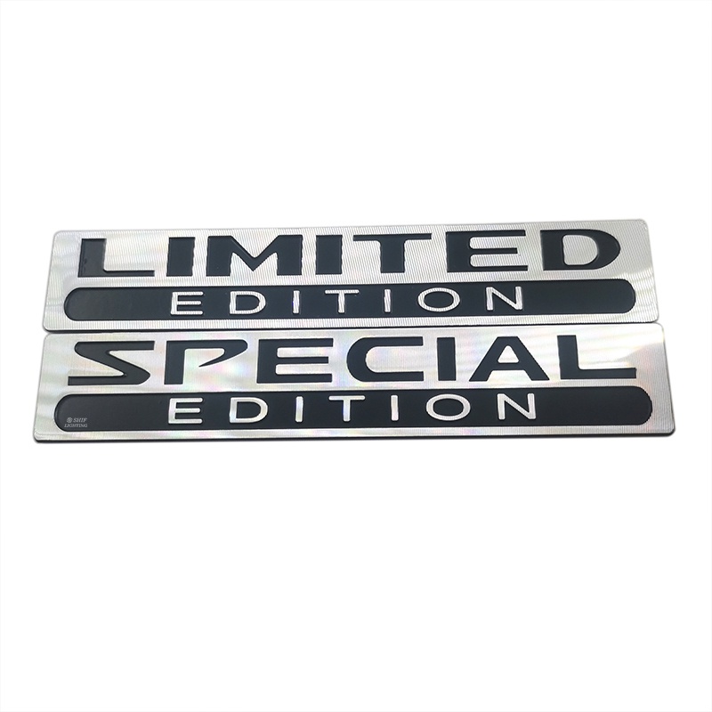 1pc Stiker Emblem Logo Mobil Universal Edisi Spesial Bahan Metal