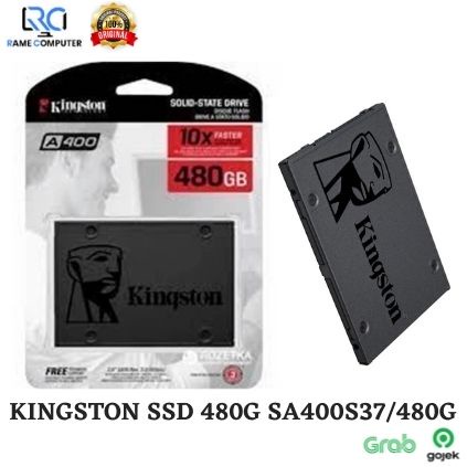 SSD Kingston SA400 480GB Sata 3 100% ORIGINAL RESMI SA400S37/480G