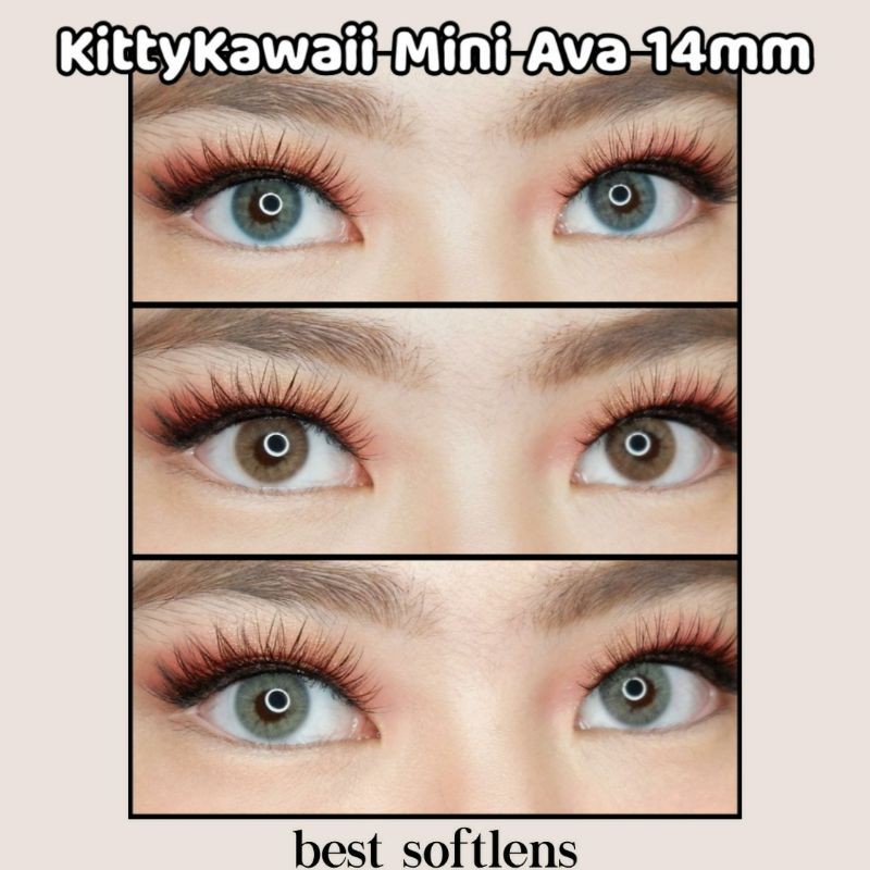 KittyKawaii Mini Ava sampai minus -10 / Softlens 14mm / minus tinggi / softlens 14mm / kecil