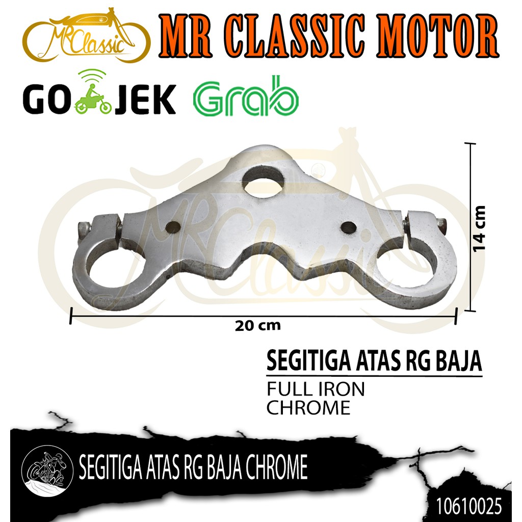 Segitiga Atas Variasi Custom Gl Baja Chrome