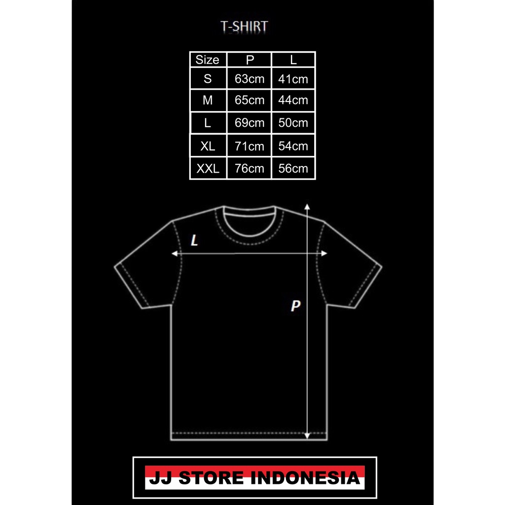 T-SHIRT BAJU KAOS DISTRO DETAK JANTUNG COMBED 30S MURAH