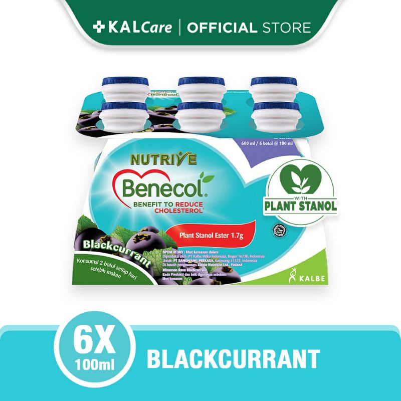 

Nutrive Benecol Blackcurrant, Strawberry,Orange,Leci 6X100ML