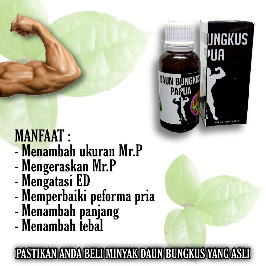 (COD) Minyak Papua Asli Daun Bungkus