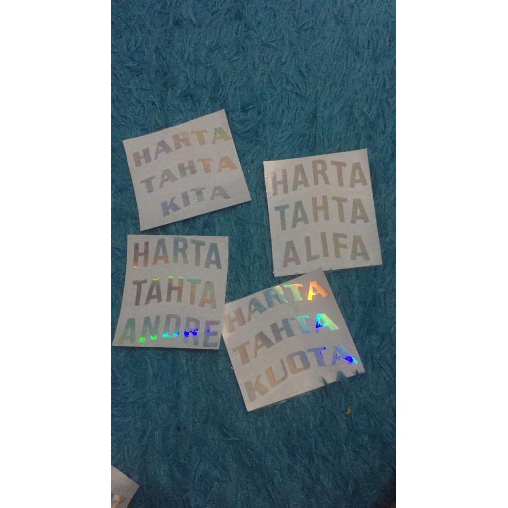 Sticker harta tahta costum hologram