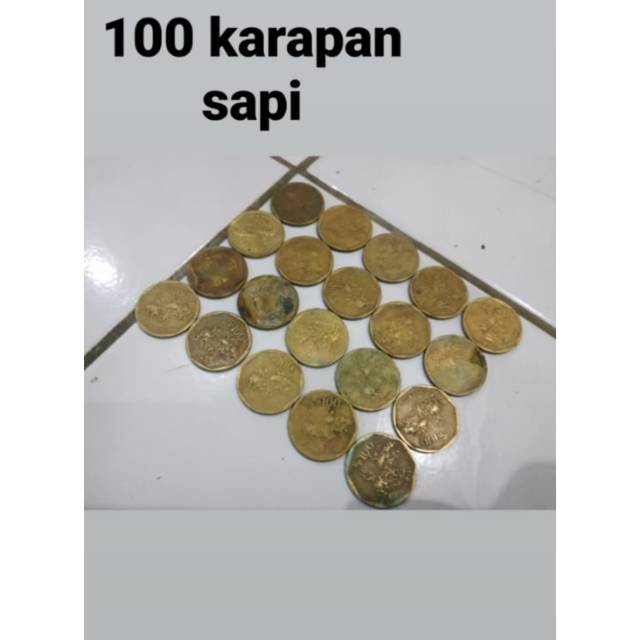 Uang Koin Kuno Indonesia Rp.100