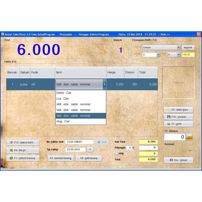 Software toko - kasir Solusi Program , Program Kasir , Pos , Penjualan