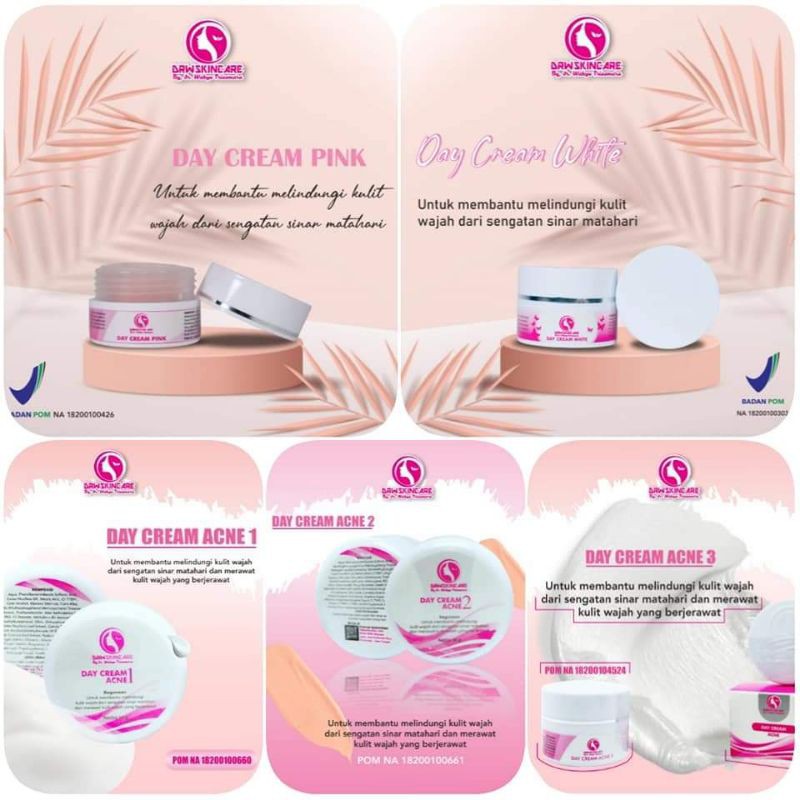 DAY/NIGHT CREAM DRW SKINCARE / KRIM SIANG/MALAM DRW SKINCARE / BRIGHTENING CREAM