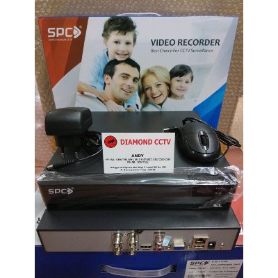 Jual PROMO DVR 4 CH SPC FULL HD 1080P 5 In 1 Analog AHD HDTVI HDCVI DAN IP CAMERA Diskon