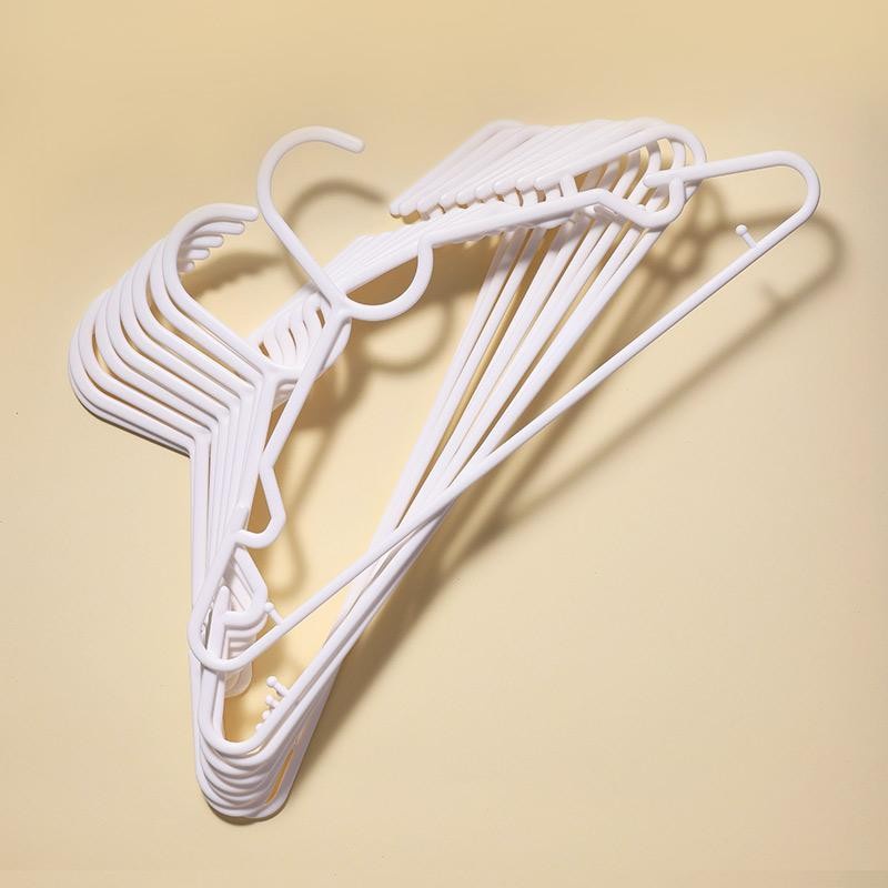 Gantungan Baju 10Pcs Hanger Plastik Anti Slip Ringan - Bonbox BCH10