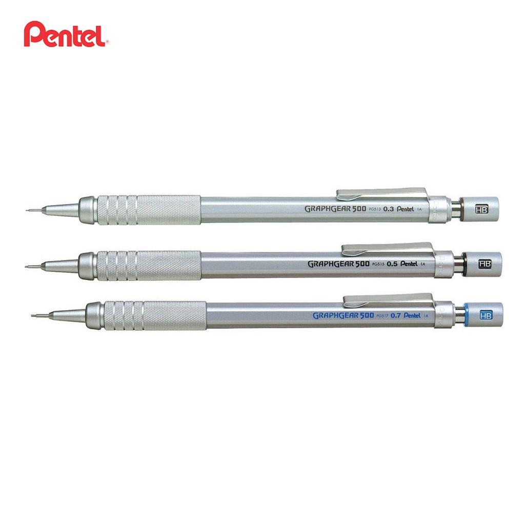 

Pentel Graph Gear 500 Mechanical Drafting Pencil (0.3 / 0.5 / 0.7 / 0.9)