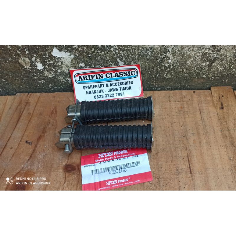 step karet footstep belakang honda s90, s90z, benly s110, cb100/125