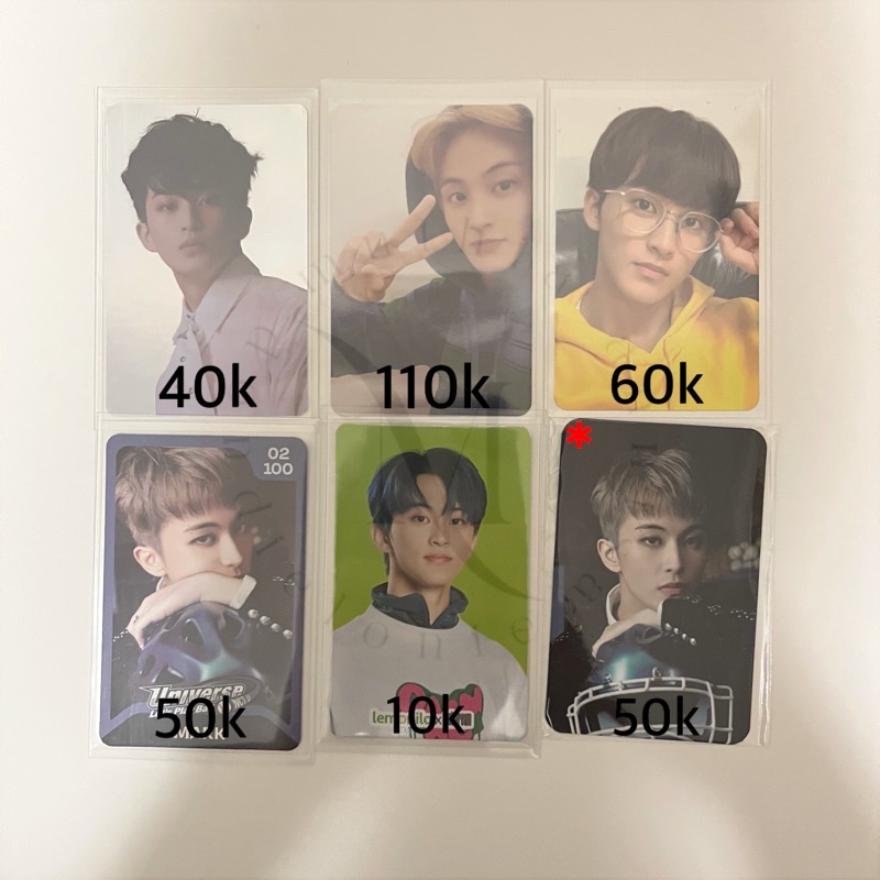 pc photo card mark lee nct 127 dream hologram sticker regular superhuman ncit universe lemonilo let'