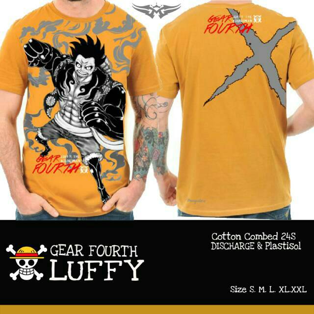 Kaos Anime One Piece - Luffy Gear Fourth/Gear 4th